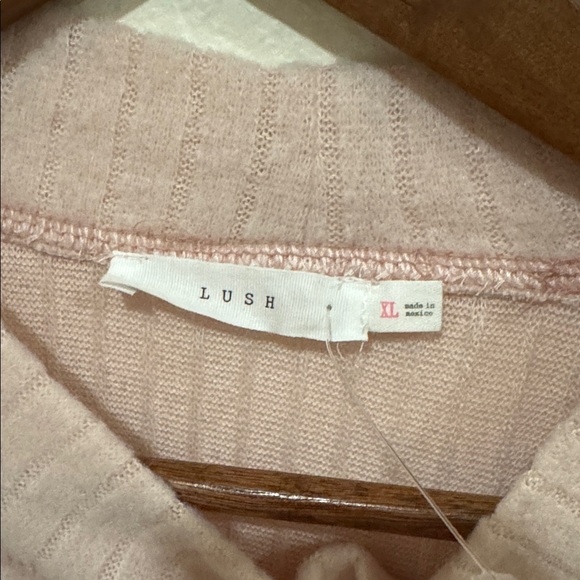 Ballet Pink Ribbed Sweater - Picture 3 of 4